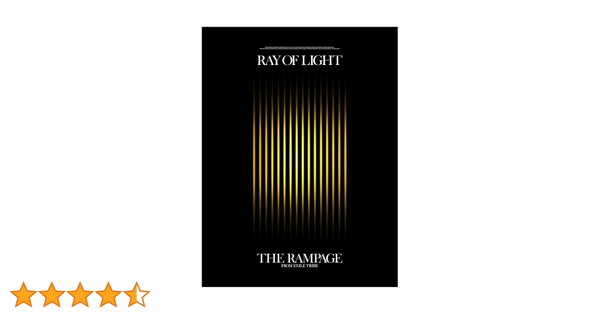 ミュージック RAY OF LIGHT  THE RAMPAGE RAY OF LIGHT／THE RAMPAGE from EXILE TRIBE｜音楽ダウンロード